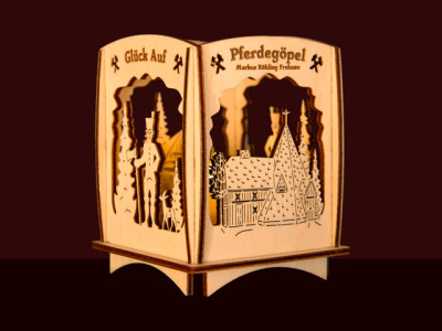 Preview: Teelichtlaterne Bergschmiede, Typ M2