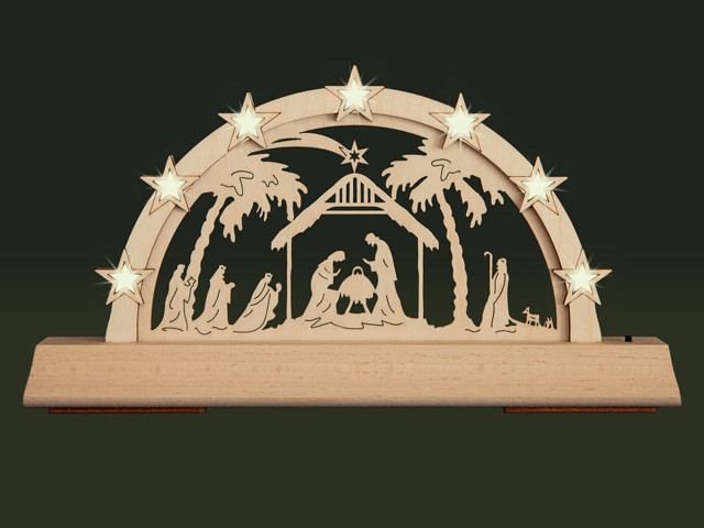 MIDI Basic, Motiv Krippe, heller Rahmen