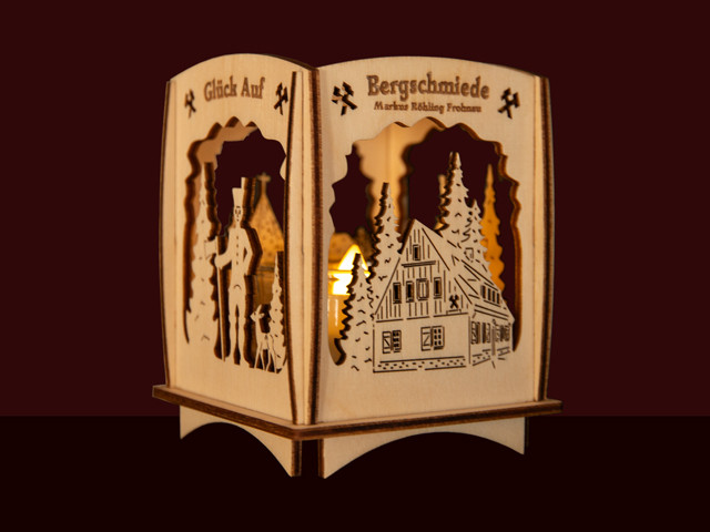 Teelichtlaterne Bergschmiede, Typ M2