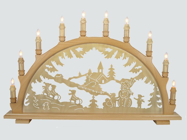 Schwibbogen Winterlandschaft, 10-flg.